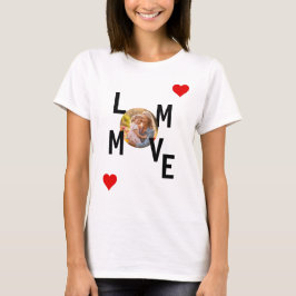 Love Mom gepersonaliseerd T-shirt
