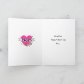 Love Mom Tattoo Moederdag Kaart (Binnen)