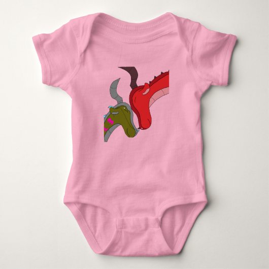 Love: Momma and Baby Dragon Bodysuit (Voorkant)