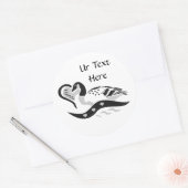 Love Momma Goose Ronde Sticker (Envelop)