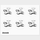 Love Momma Goose Ronde Sticker (Vel)