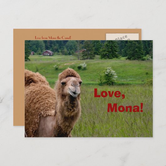 Love, Mona briefkaart (Voorkant / Achterkant)