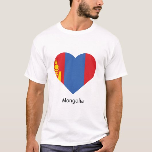Love Mongolia T-shirt (Voorkant)