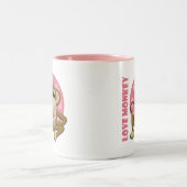 Love Monkey - Cute Monkey met Hearts Mok (Center)