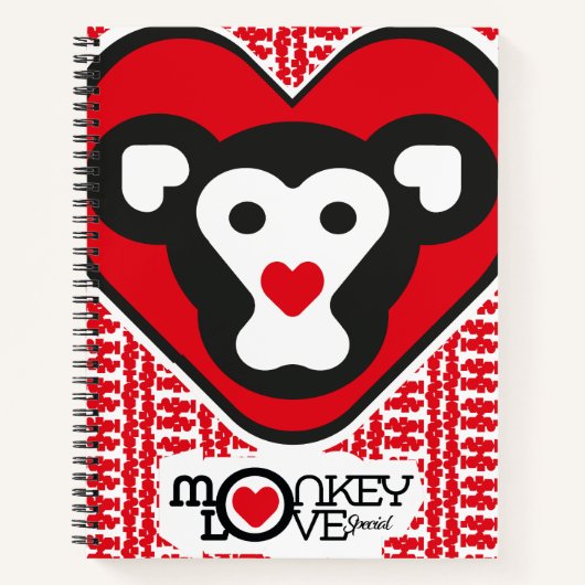 LOVE MONKEY LOVE SPECIAL by Masanser Notitieboek (Voorkant)