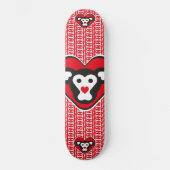 LOVE MONKEY LOVE SPECIAL by Masanser Persoonlijk Skateboard (Voorkant)