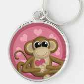 Love Monkey : Premium-Sleutelhanger Sleutelhanger (Voorkant)