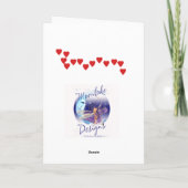 Love Monkey Valentijnsdag Kaart - Wees mijn Valent (Achterkant)