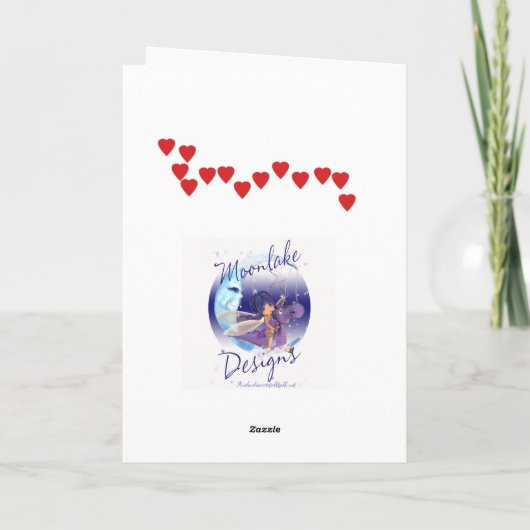 Love Monkey Valentijnsdag Kaart - Wees mijn Valent (Achterkant)