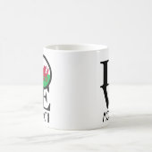 LOVE Monmouth Wales 11oz Koffiemok (Center)