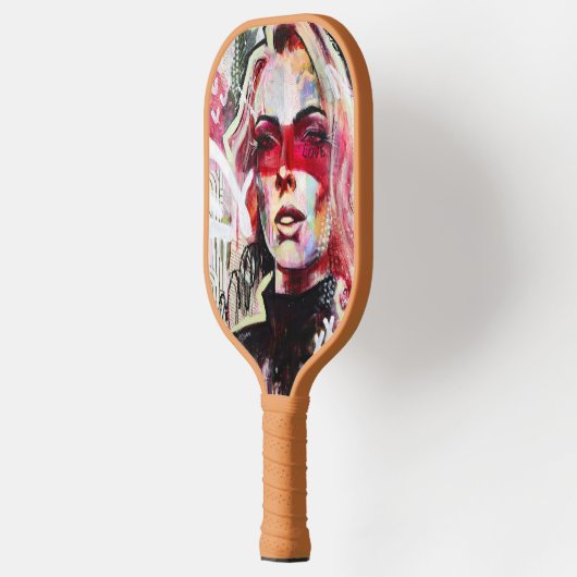 Love monogram Initiaal Pickleball Paddle (Links)
