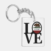 LOVE Monterey California Sleutelhanger (Voorkant Links)