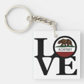 LOVE Monterey California Sleutelhanger (Voorkant)