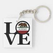 LOVE Monterey California Sleutelhanger (Achterkant)