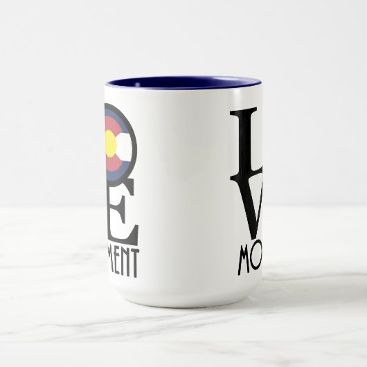 LOVE Monument Colorado 15oz Mok (Midden)