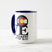 LOVE Monument Colorado 15oz Mok (Voorkant links)