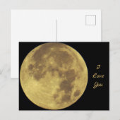 Love Moon Briefkaart (Voorkant / Achterkant)