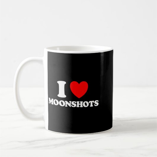 Love Moonshots Funny Startup Wild Disrupt Bold Tec Koffiemok (Links)
