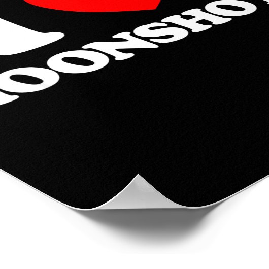 Love Moonshots Funny Startup Wild Disrupt Bold Tec Poster (Hoek)