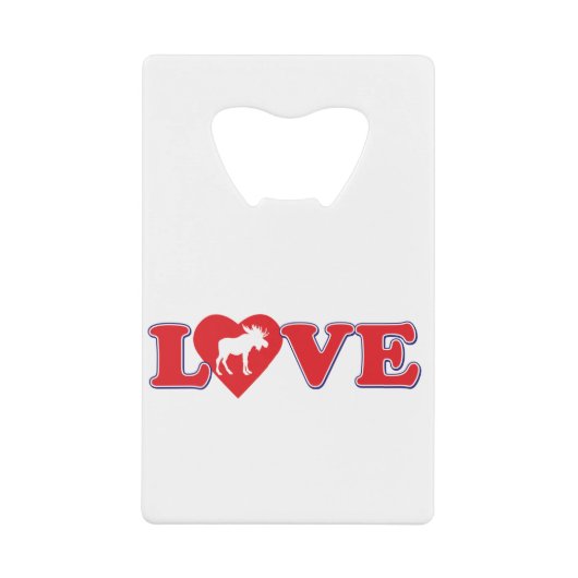 LOVE-MOOSE CREDITKAART FLESSENOPENER (Voorkant)