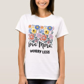 Love More Bloemen T-shirt (Voorkant)