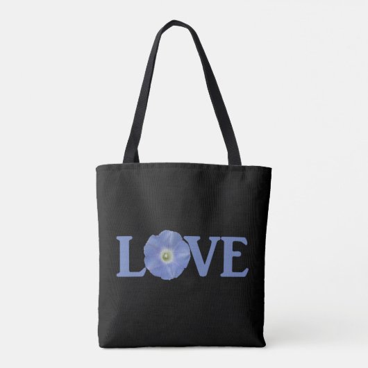 Love Morning Glory Canvas tas (Achterkant)