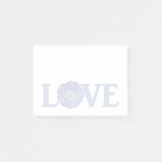 Love Morning Glory Post-it Notes (Voorkant)
