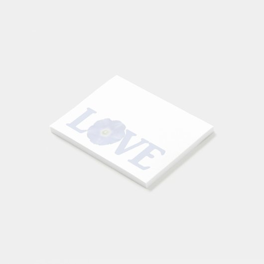 Love Morning Glory Post-it Notes (Schuin)