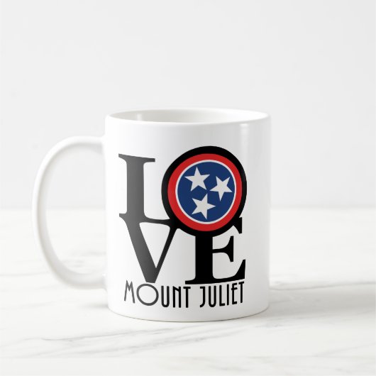 LOVE Mount Juliet 11oz Koffiemok (Links)