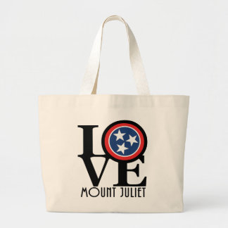 LOVE Mount Juliet Tennessee Grote Tote Bag