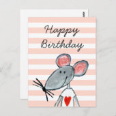 Love Mouse Briefkaart (Voorkant / Achterkant)