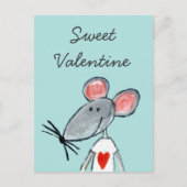 Love Mouse Feestdagenkaart (Voorkant)