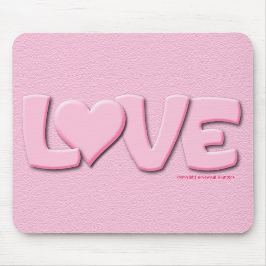 Love Mousepad Muismat (Voorkant)