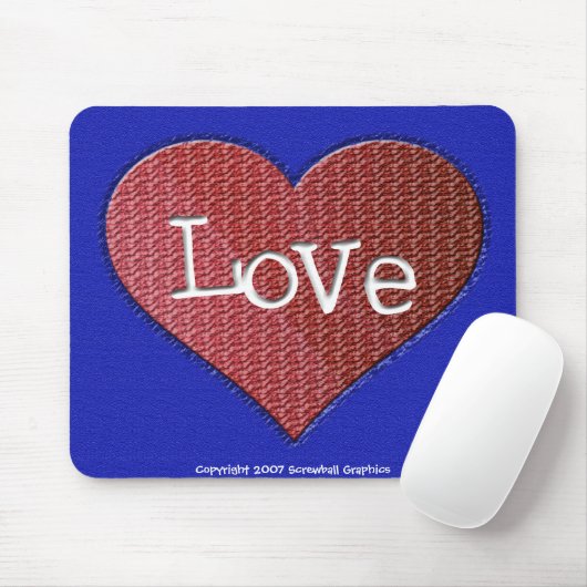 Love Mousepad Muismat (Met muis)