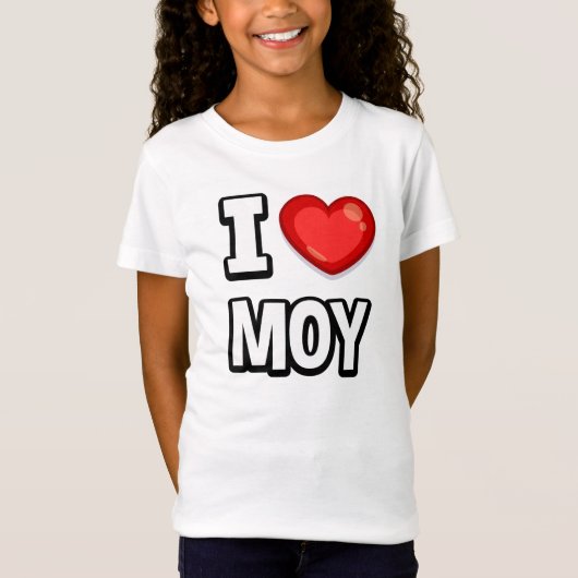 Love Moy: Girl's T-Shirt (Voorkant)