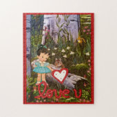 Love Ms Elizabeth Valentijn Puzzle Legpuzzel (Verticaal)