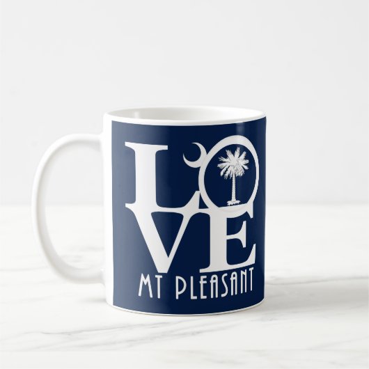 LOVE Mt Pleasant South Carolina Koffiemok (Links)