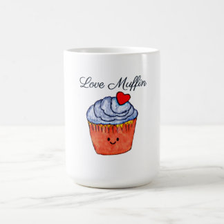 Love Muffin Blue Koffiemok