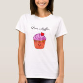 Love Muffin Pink T-shirt (Voorkant)