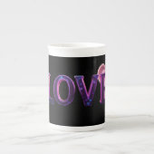 “LOVE” mug, featuring a bold, artistic design Porselein Kop (Voorkant)
