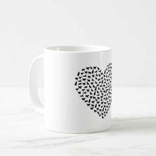 Love mug koffiemok (Voorkant links)