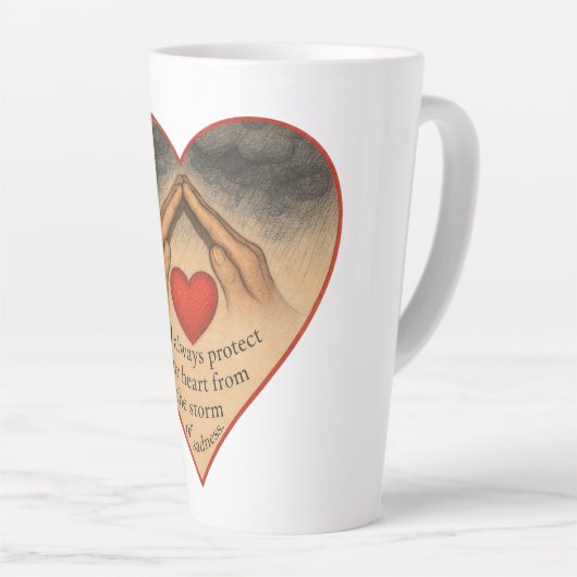 Love mug latte mok (Rechterhoek)