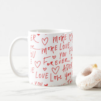Love Mug, Valentine's Day Gift Coffee Mug  Koffiemok
