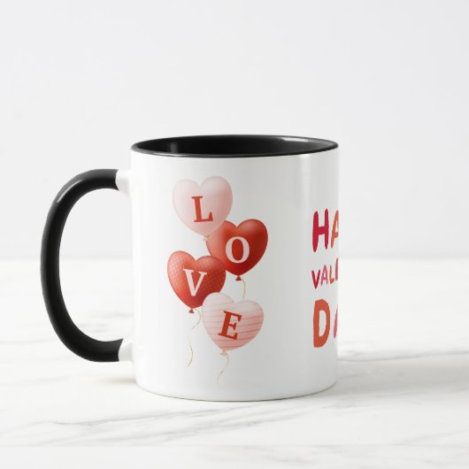 Love Mug, Valentine's Day Gift Coffee Mug Mok (Links)