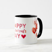 Love Mug, Valentine's Day Gift Coffee Mug Mok (Voorkant rechts)