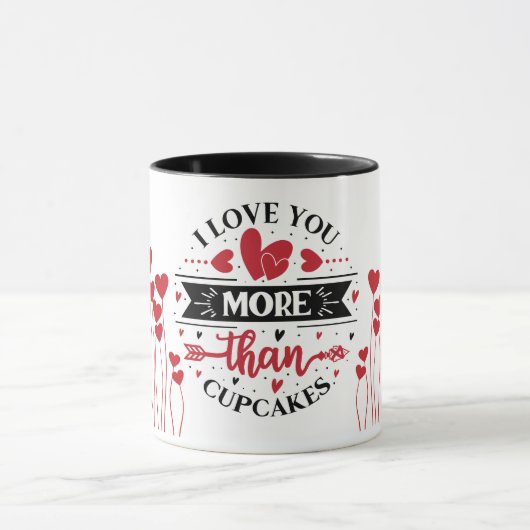 Love Mug, Valentine's Day Gift Coffee Mug  Mok (Midden)