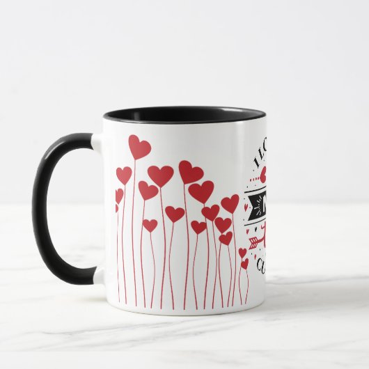Love Mug, Valentine's Day Gift Coffee Mug  Mok (Links)