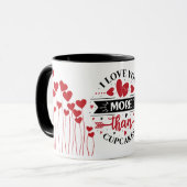 Love Mug, Valentine's Day Gift Coffee Mug  Mok (Voorkant links)