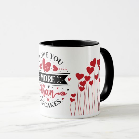 Love Mug, Valentine's Day Gift Coffee Mug  Mok (Voorkant rechts)