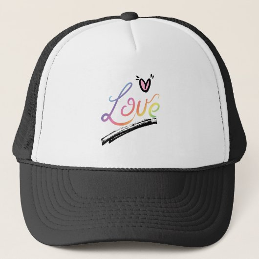 Love Multi-Couleurs truckerpet Trucker Pet (Voorkant)